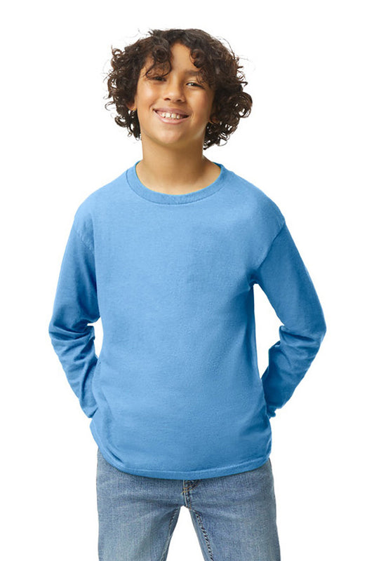 Gildan ® Youth Heavy Cotton ™ 100% Cotton Long Sleeve T-Shirt. 5400B