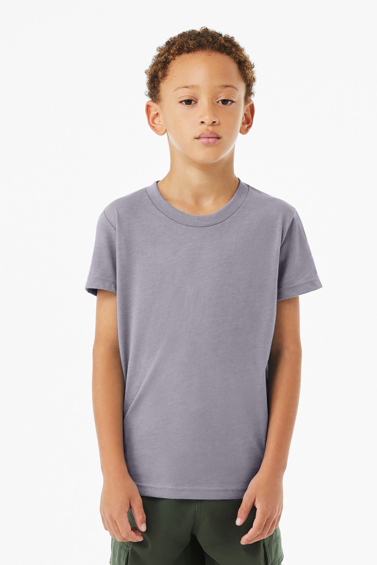 BELLA+CANVAS ® Youth Heather CVC Tee BC3001YCVC