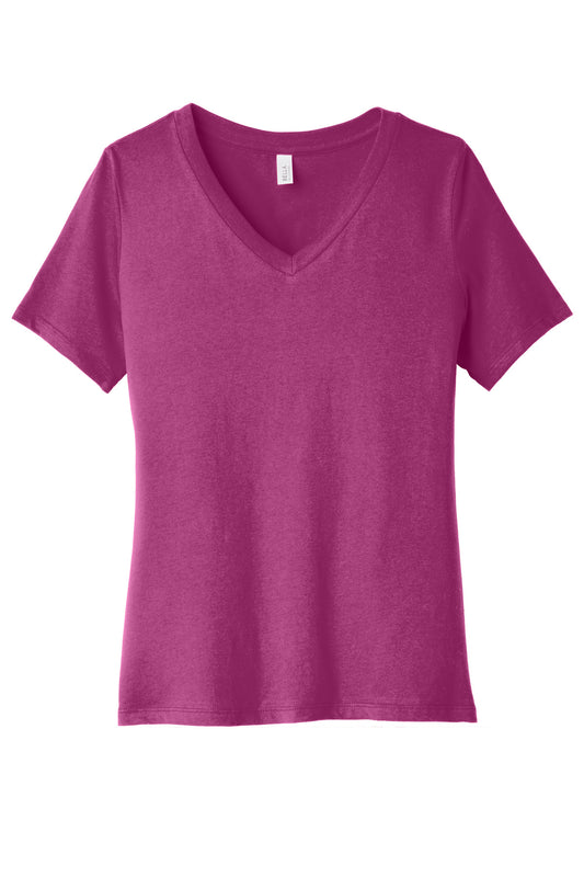 BELLA+CANVAS ® Women's Relaxed Jersey Short Sleeve V-Neck Tee. BC6405