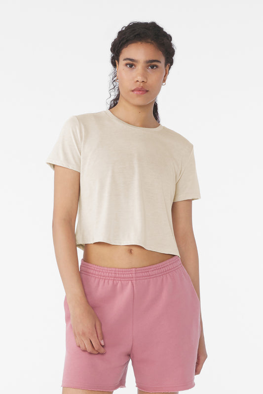 BELLA+CANVAS ® Women's Flowy Cropped Tee BC8882
