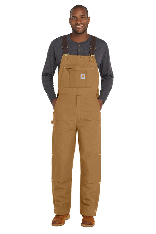 Carhartt ® Short Firm Duck Insulated Bib Overalls CTS106672