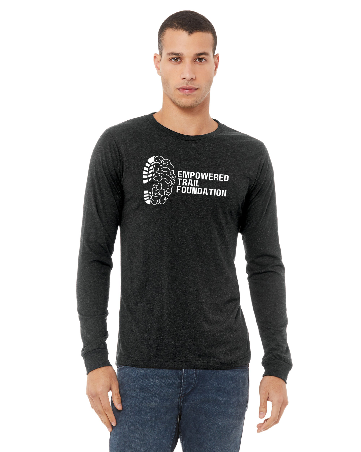 BELLA+CANVAS® 3513 Empowered Trail Foundation Triblend Long Sleeve Tee