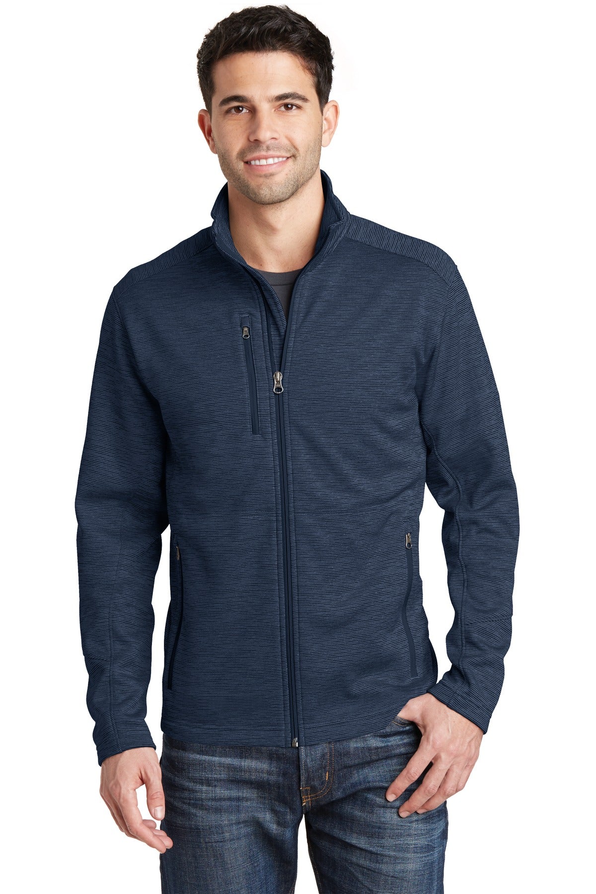 Port Authority ® Digi Stripe Fleece Jacket. F231