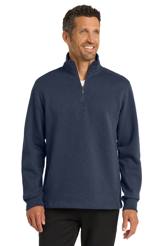 Port Authority ® Slub Fleece 1/4-Zip Pullover. F295