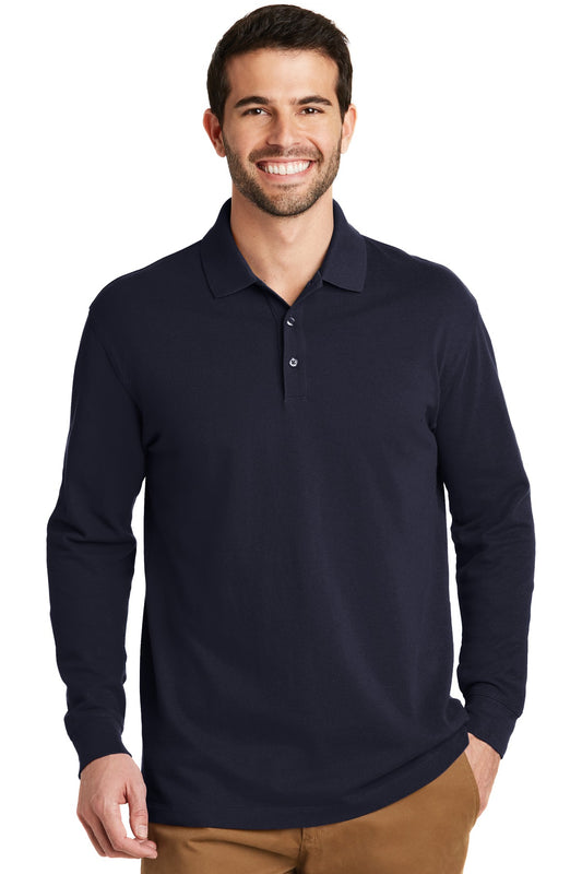 Port Authority ® EZCotton ® Long Sleeve Polo. K8000LS