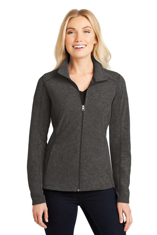 Port Authority ® Women's Heather Microfleece Full-Zip Jacket. L235