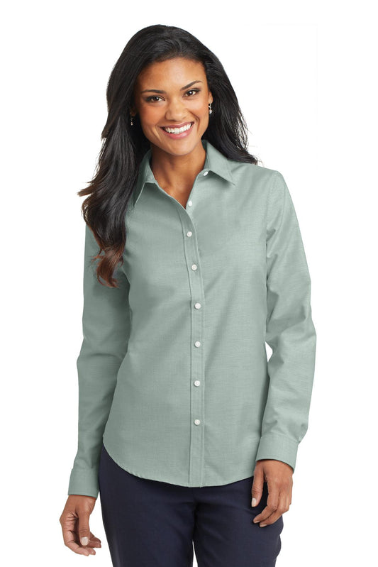 Port Authority ® Women's SuperPro ™ Oxford Shirt. L658