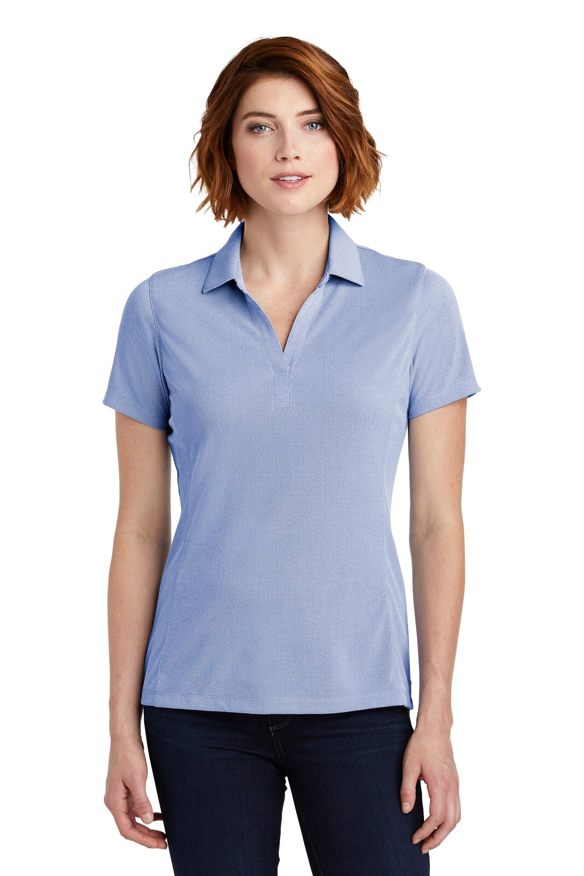Port Authority ® Women's Poly Oxford Pique Polo. LK582