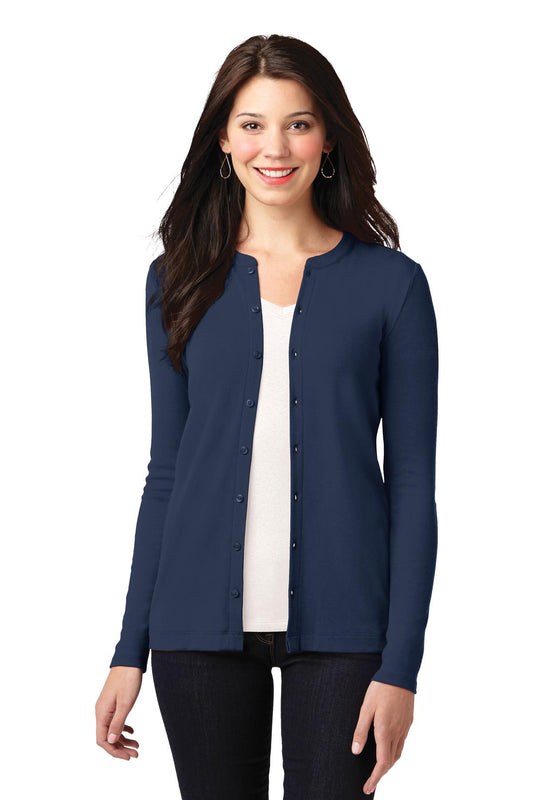 Port Authority ® Women's Concept Stretch Button-Front Cardigan. LM1008