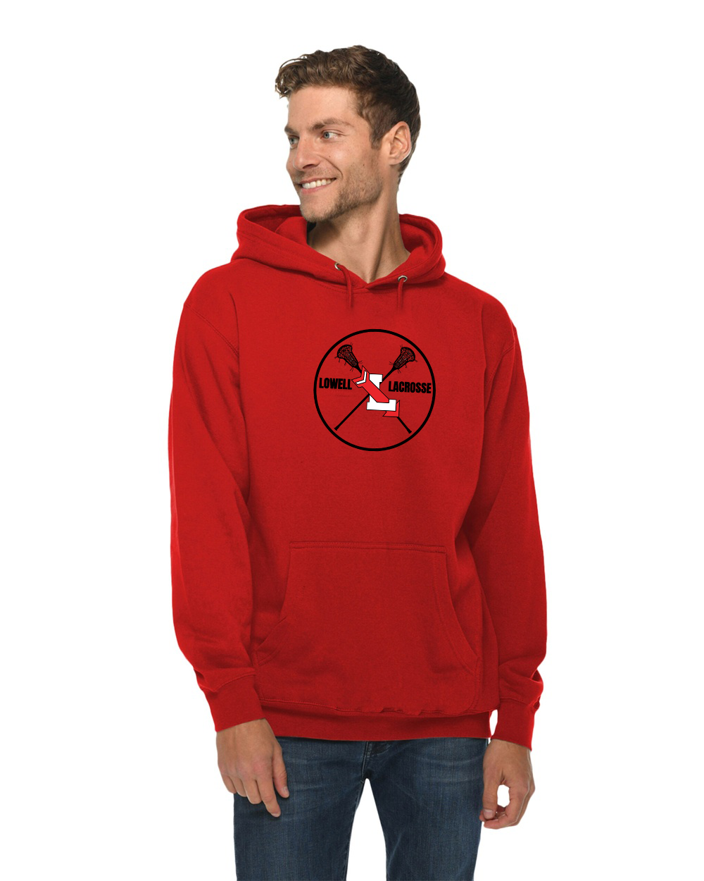 Lowell Varsity LAX - Lane Seven® LS14001 Premium Pullover Hoodie LS342