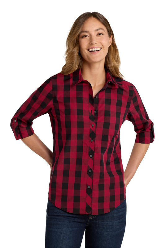 Port Authority ® Women's Everyday Plaid Shirt. LW670