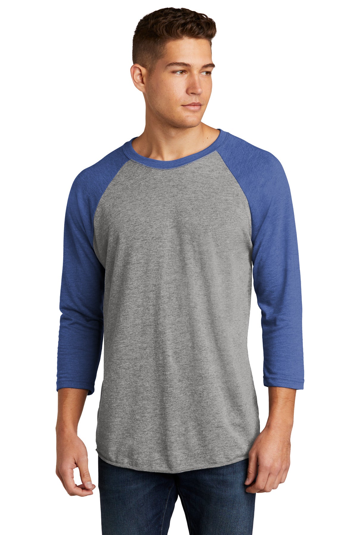Next Level Apparel ® Adult Tri-Blend 3/4-Sleeve Raglan Tee. NL6051