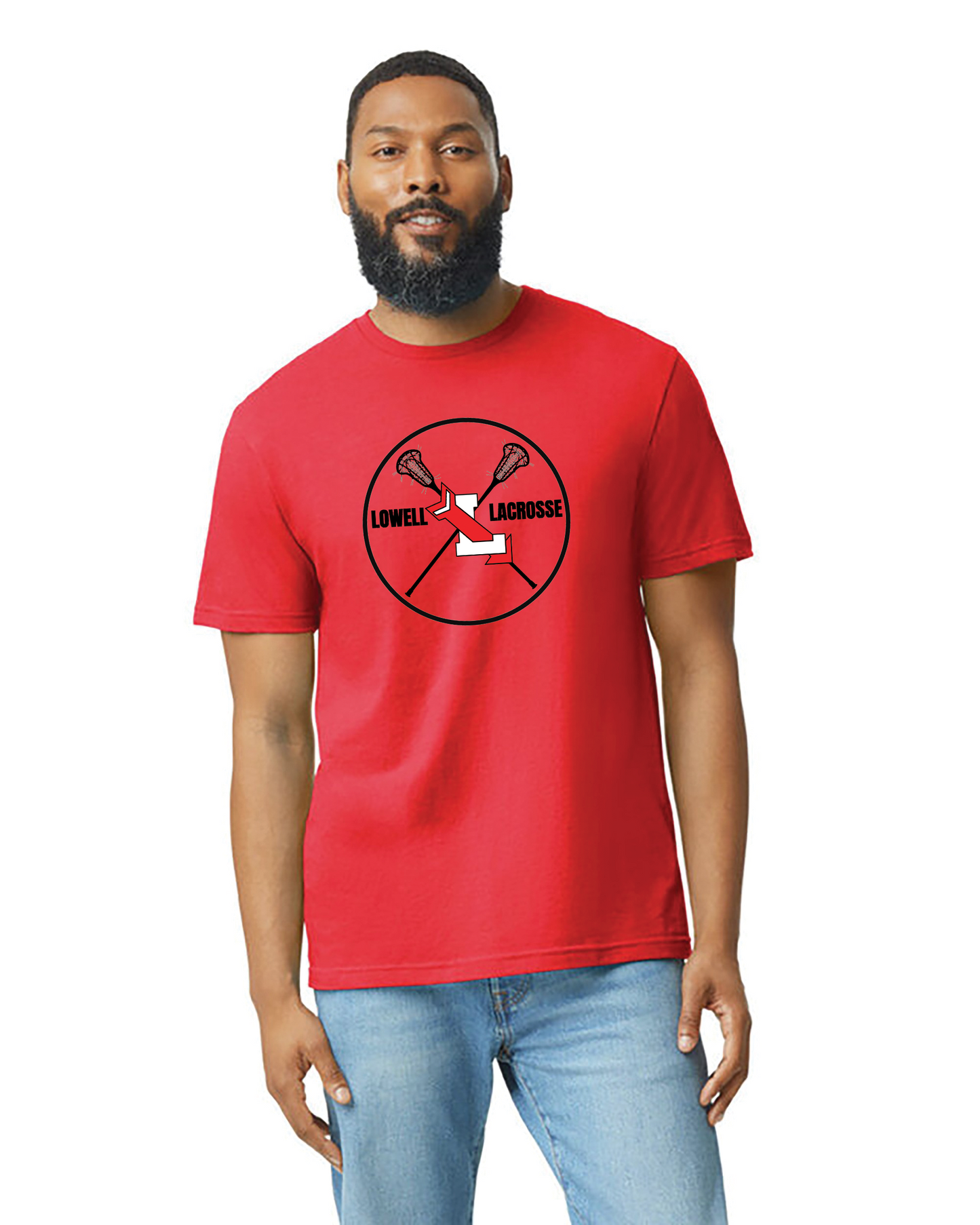 Lowell Varsity LAX - Gildan® 64000CVC Softstyle® CVC Adult T-Shirt