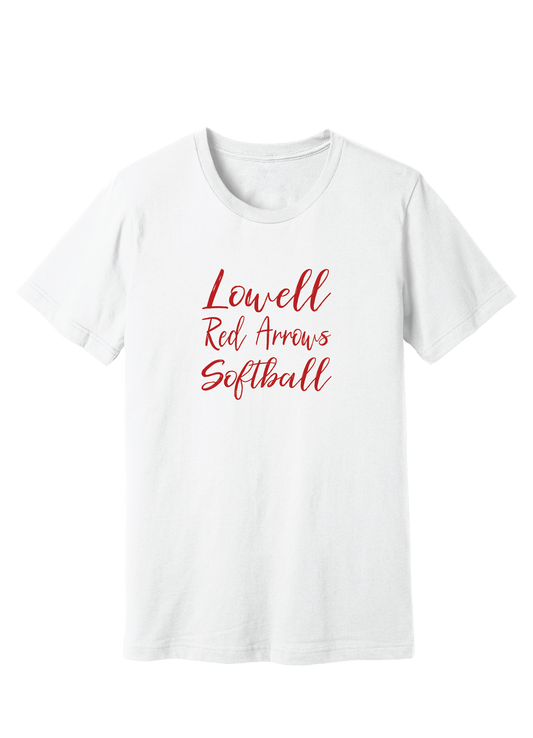 Lowell Red Arrow Softball 3 T-Shirt