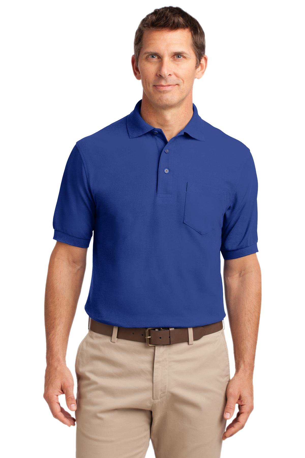 Port Authority ® Tall Silk Touch™ Polo with Pocket. TLK500P