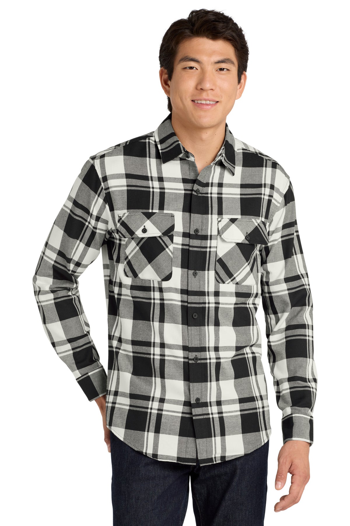 Port Authority ® Plaid Flannel Shirt. W668