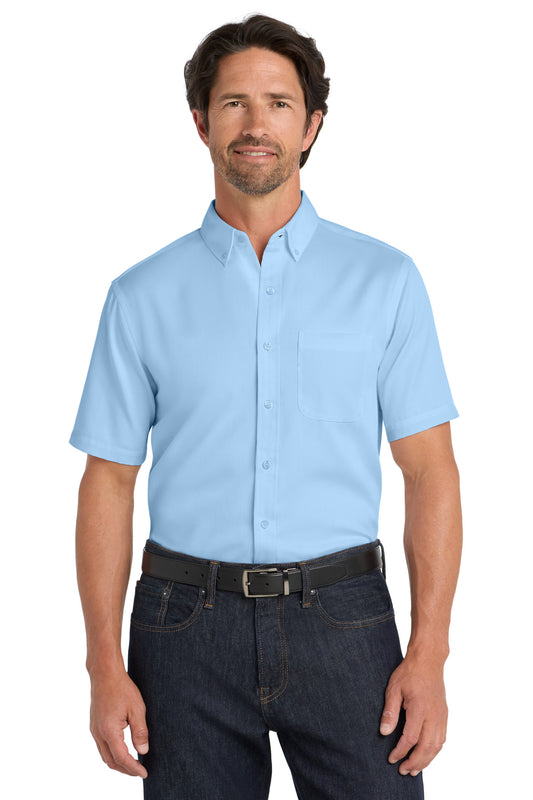Port Authority ® Short Sleeve SuperPro React ™ Twill Shirt. W809