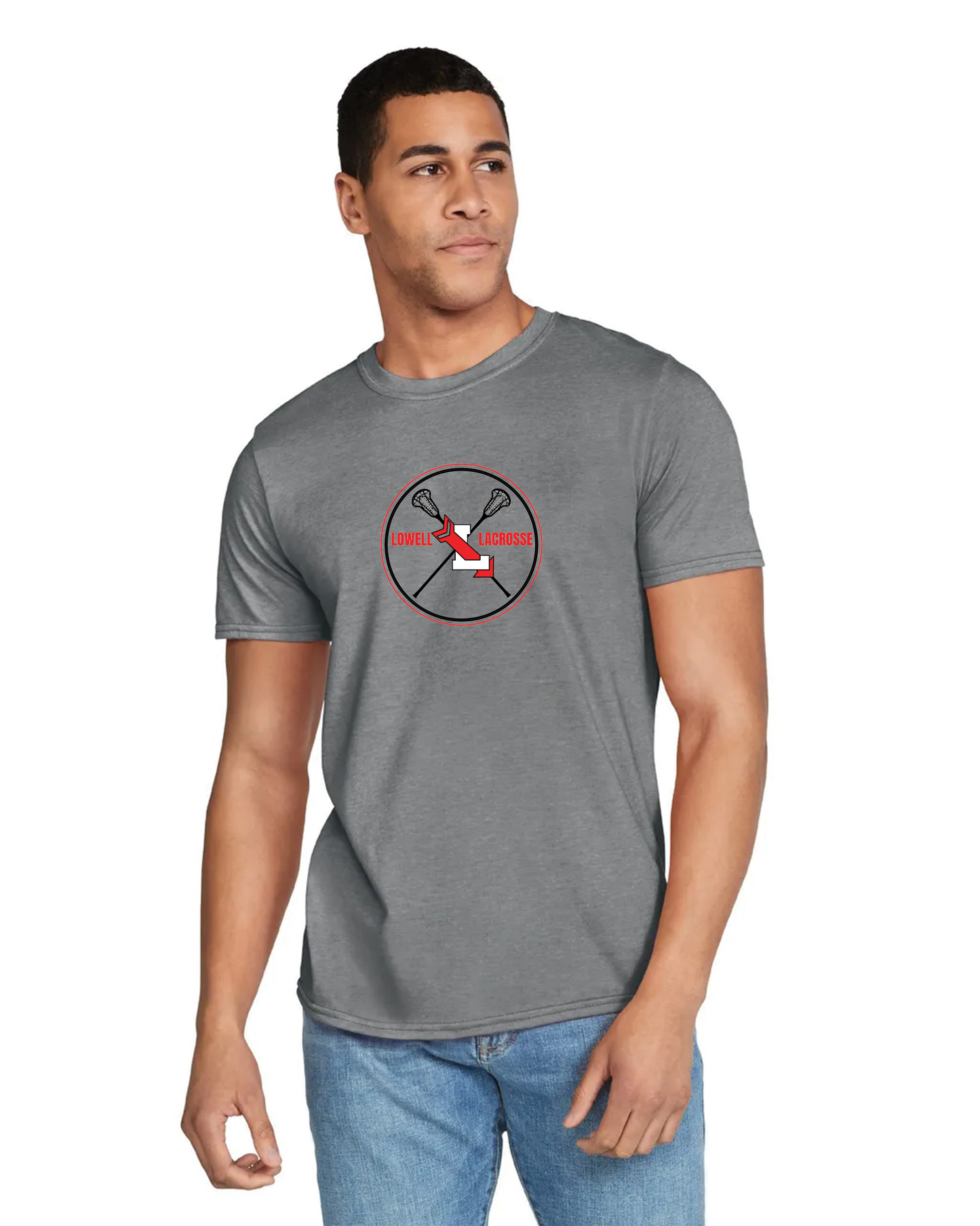 Lowell Varsity LAX - Gildan® 64000 Softstyle® Adult T-Shirt GD207