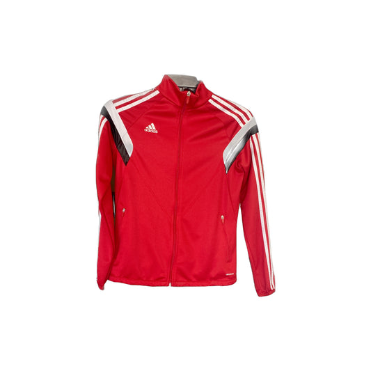 Adidas Red zip warm up jacket