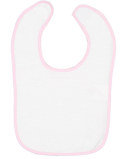 Infant Contrast Trim Terry Bib