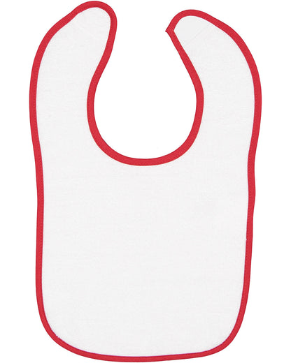 Infant Contrast Trim Terry Bib