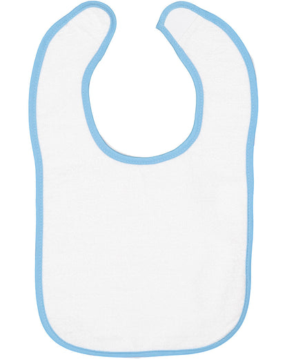 Infant Contrast Trim Terry Bib