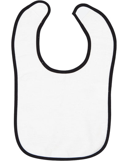 Infant Contrast Trim Terry Bib