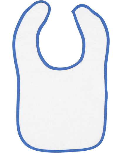 Infant Contrast Trim Terry Bib