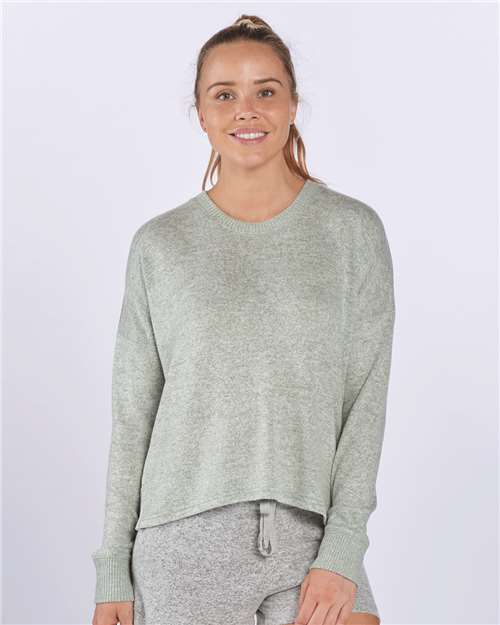 Women's Cuddle Fleece Boxy Crewneck Pullover