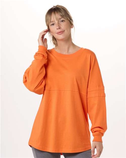 Women's Pom Pom Long Sleeve Jersey T-Shirt