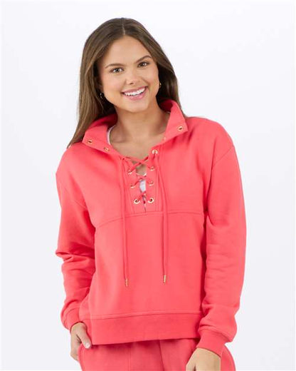 Women's Lace Up Pullover