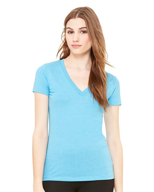 Women’s Triblend Deep V-Neck Tee