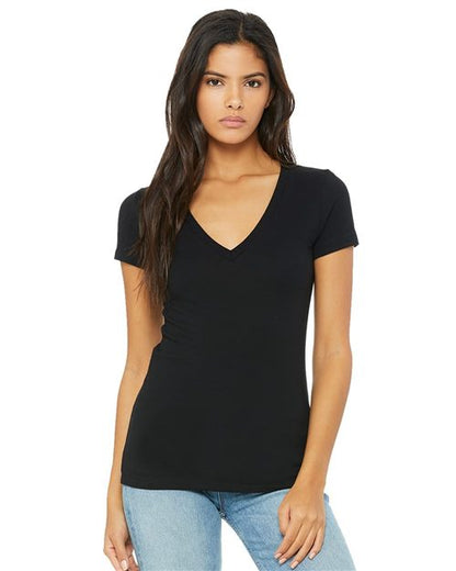 Women’s Jersey Deep V-Neck Tee