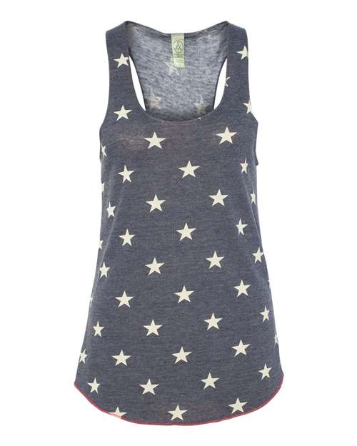 Women's Printed Meegs Eco-Jersey Racerback Tank