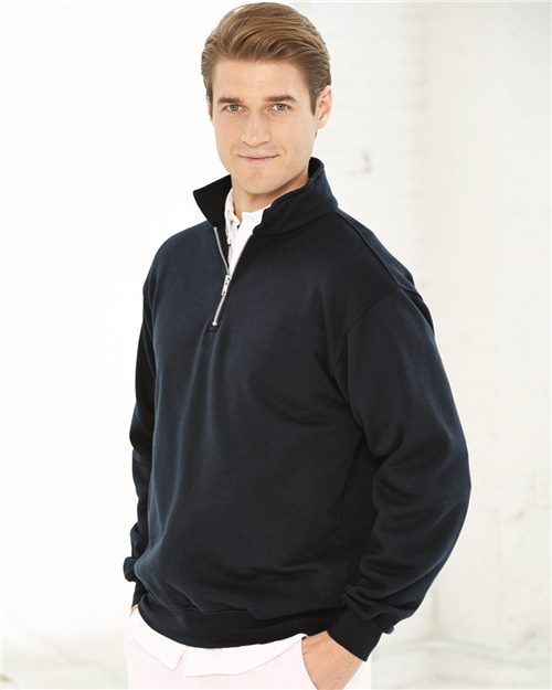 USA-Made Quarter-Zip Pullover Sweatshirt