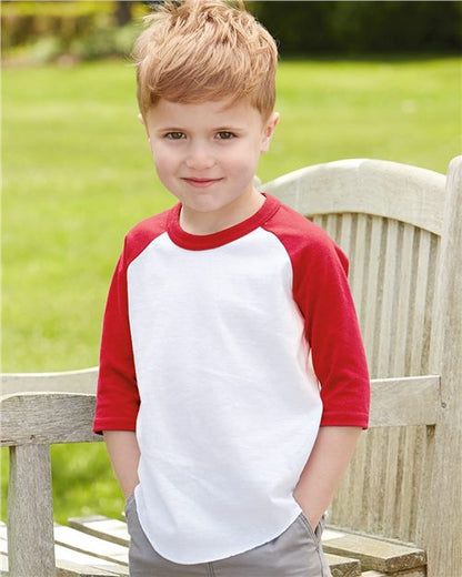 Toddler Three-Quarter Sleeve Baseball Jersey