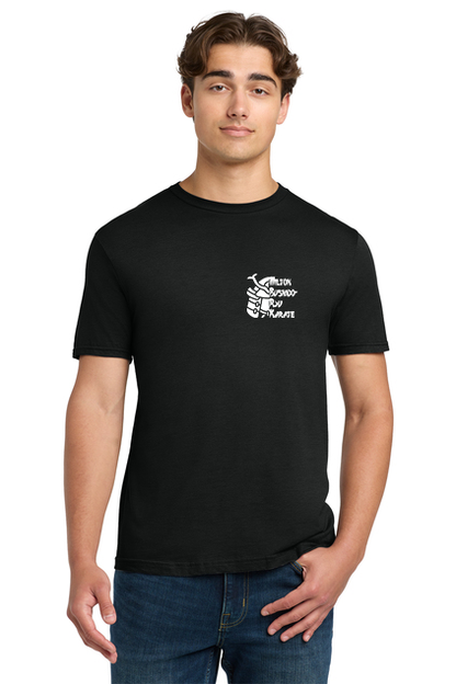 Adult Milton Bushido-Ryu Black Tee Flag Sleeve