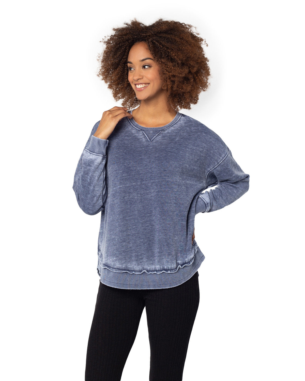 Ladies' Burnout Campus Pullover