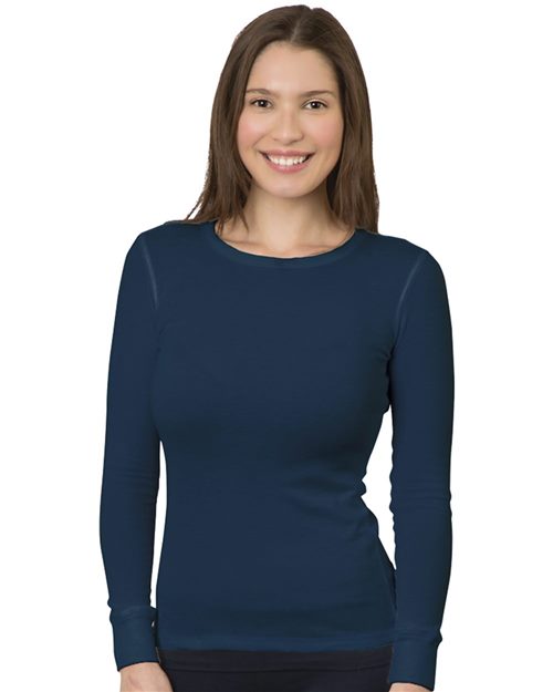 Women's USA-Made Thermal Long Sleeve T-Shirt