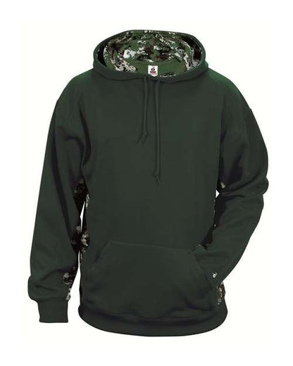 Youth Digital Camo Colorblock Performance Fleece Hooded Sweatshirt