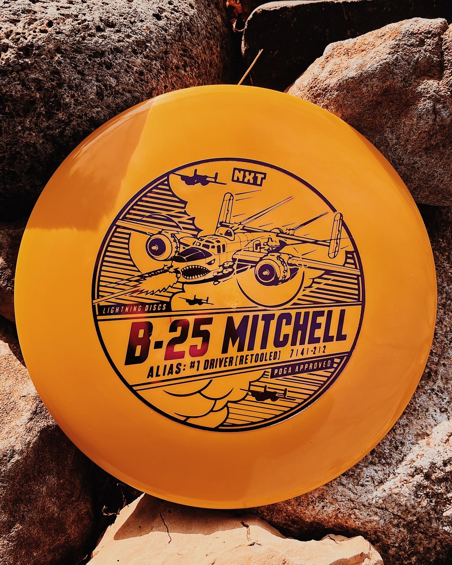 Lightning NXT B-25 Mitchell #1 Driver [Retool] Fairway Driver Golf Disc