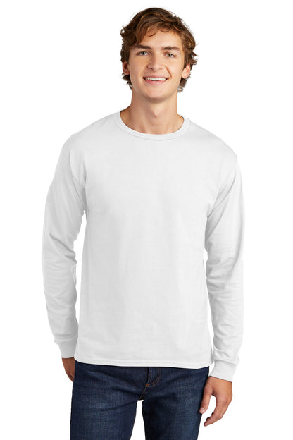 Hanes® Essential-T 100% Cotton Long Sleeve T-Shirt 5286