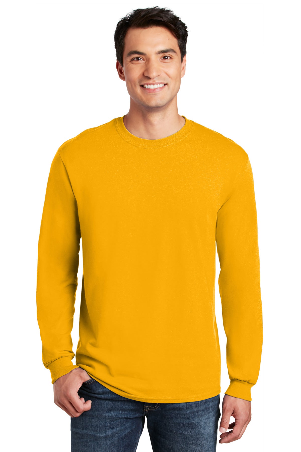 Gildan® - Heavy Cotton™ 100% Cotton Long Sleeve T-Shirt.  5400