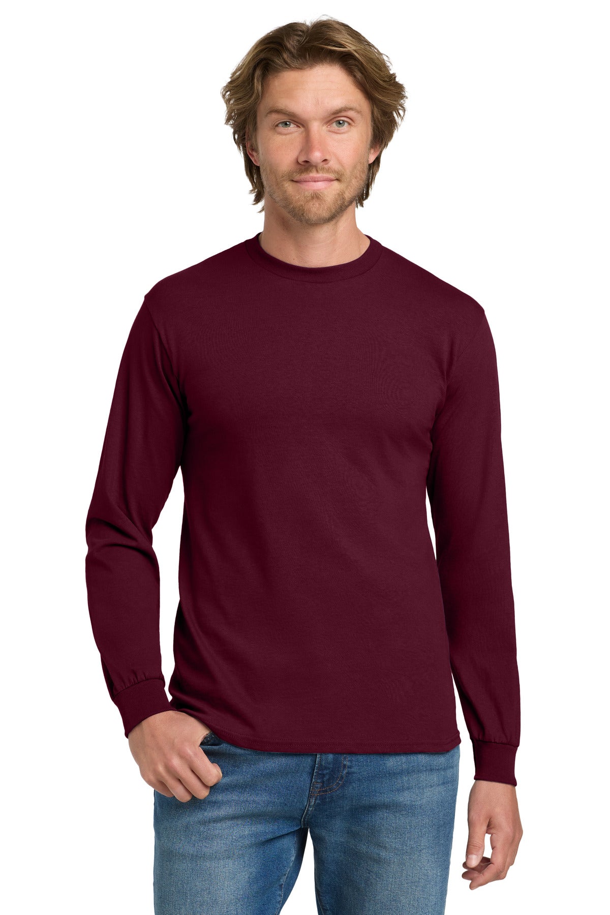 Gildan ®  - Heavy Cotton ™  100% Cotton Long Sleeve T-Shirt.  5400
