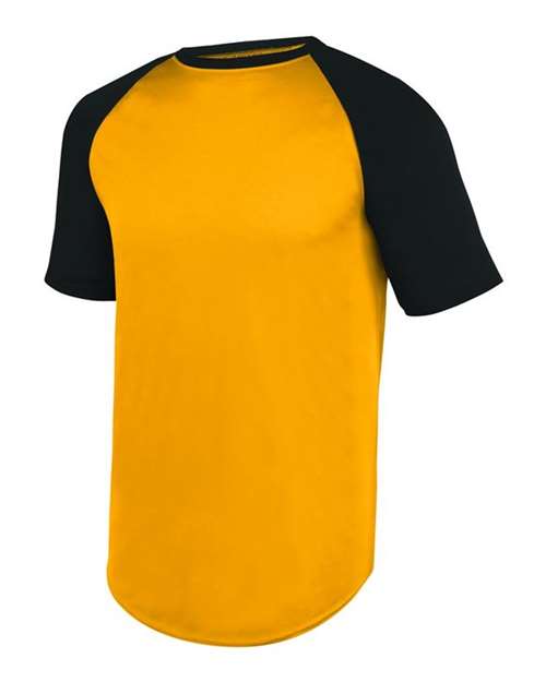 Wicking Short Sleeve Baseball Jersey