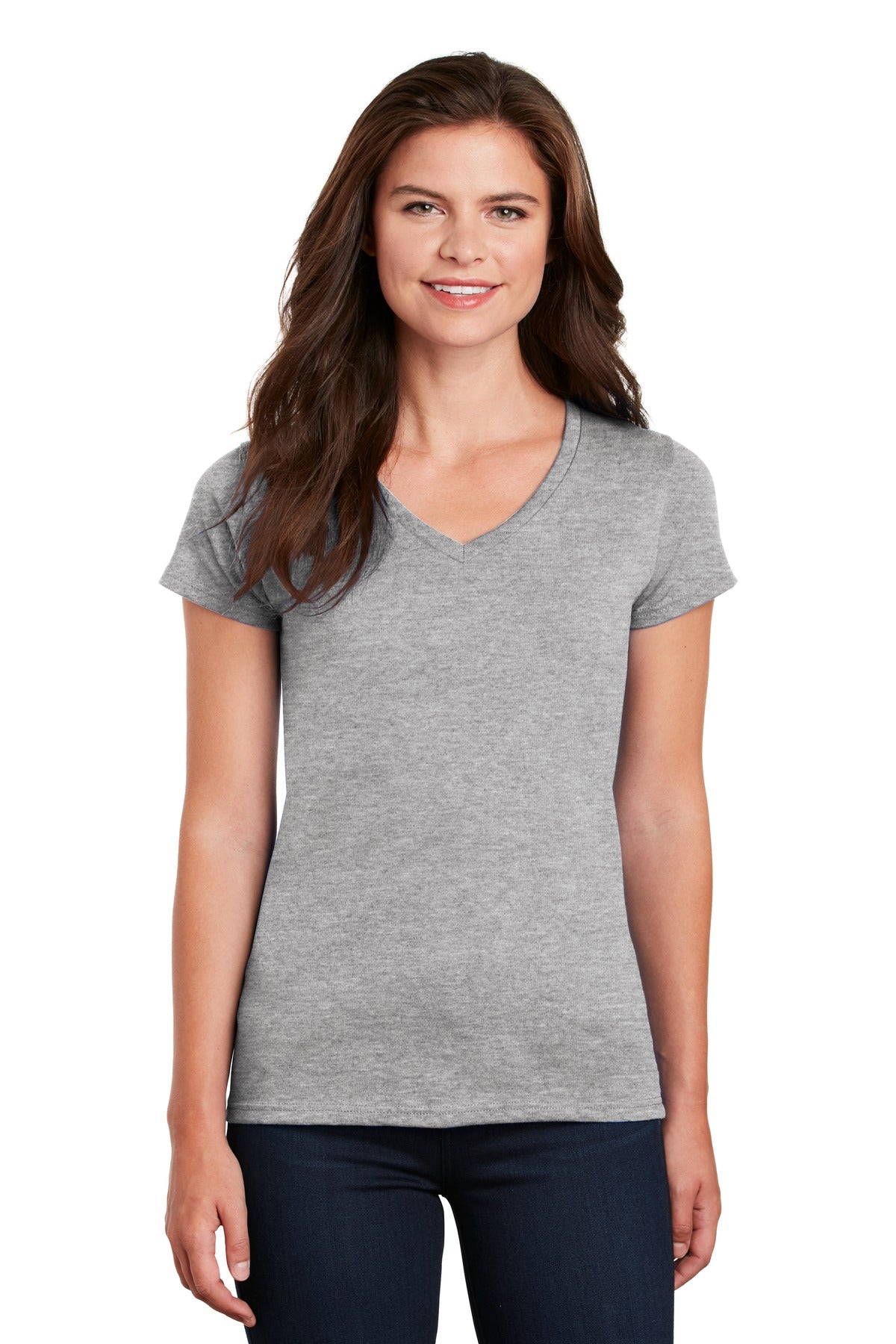 Gildan ®  Women's Heavy Cotton ™  100% Cotton V-Neck T-Shirt. 5V00L