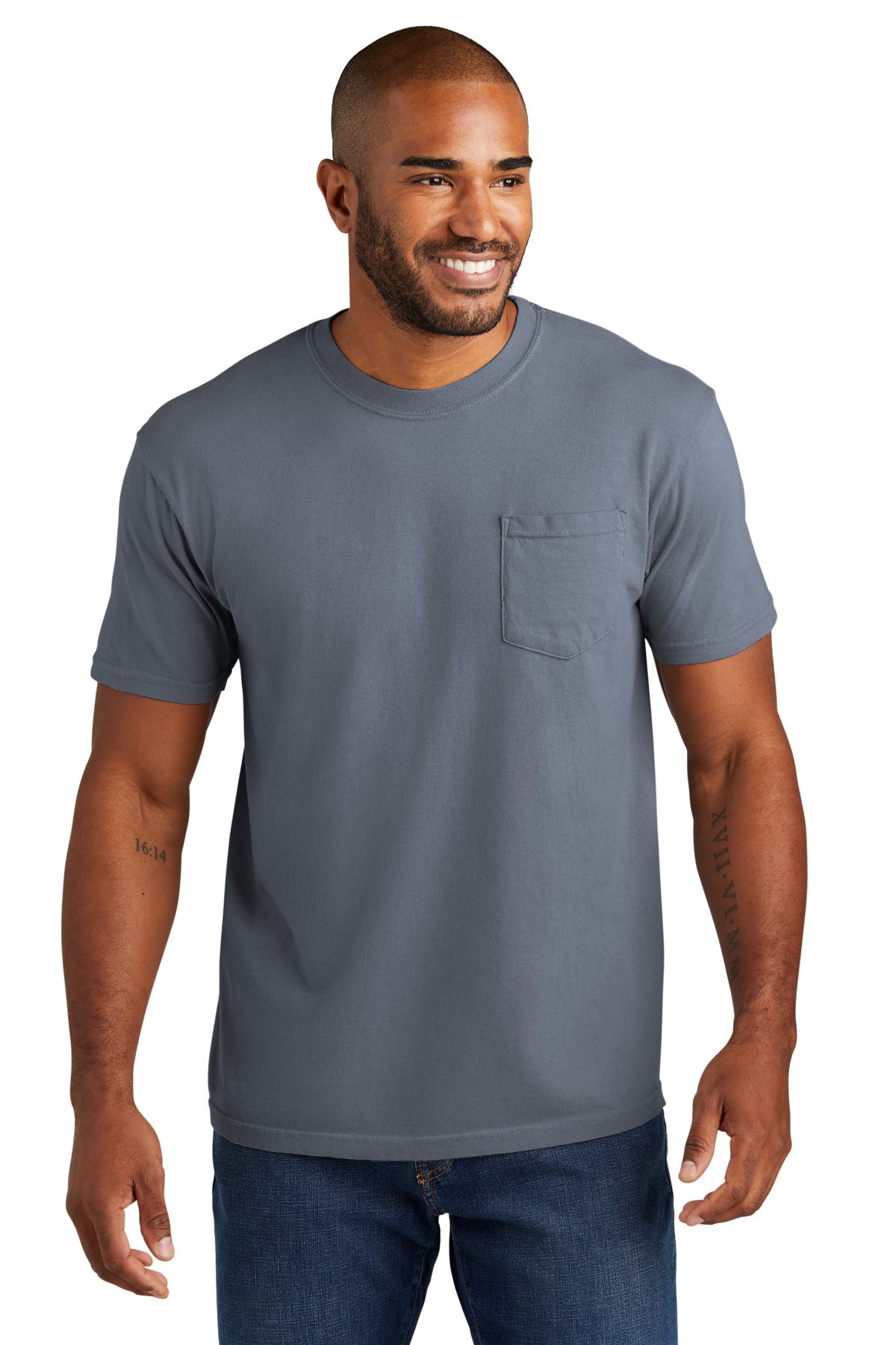 COMFORT COLORS ® Heavyweight Ring Spun Pocket Tee. 6030