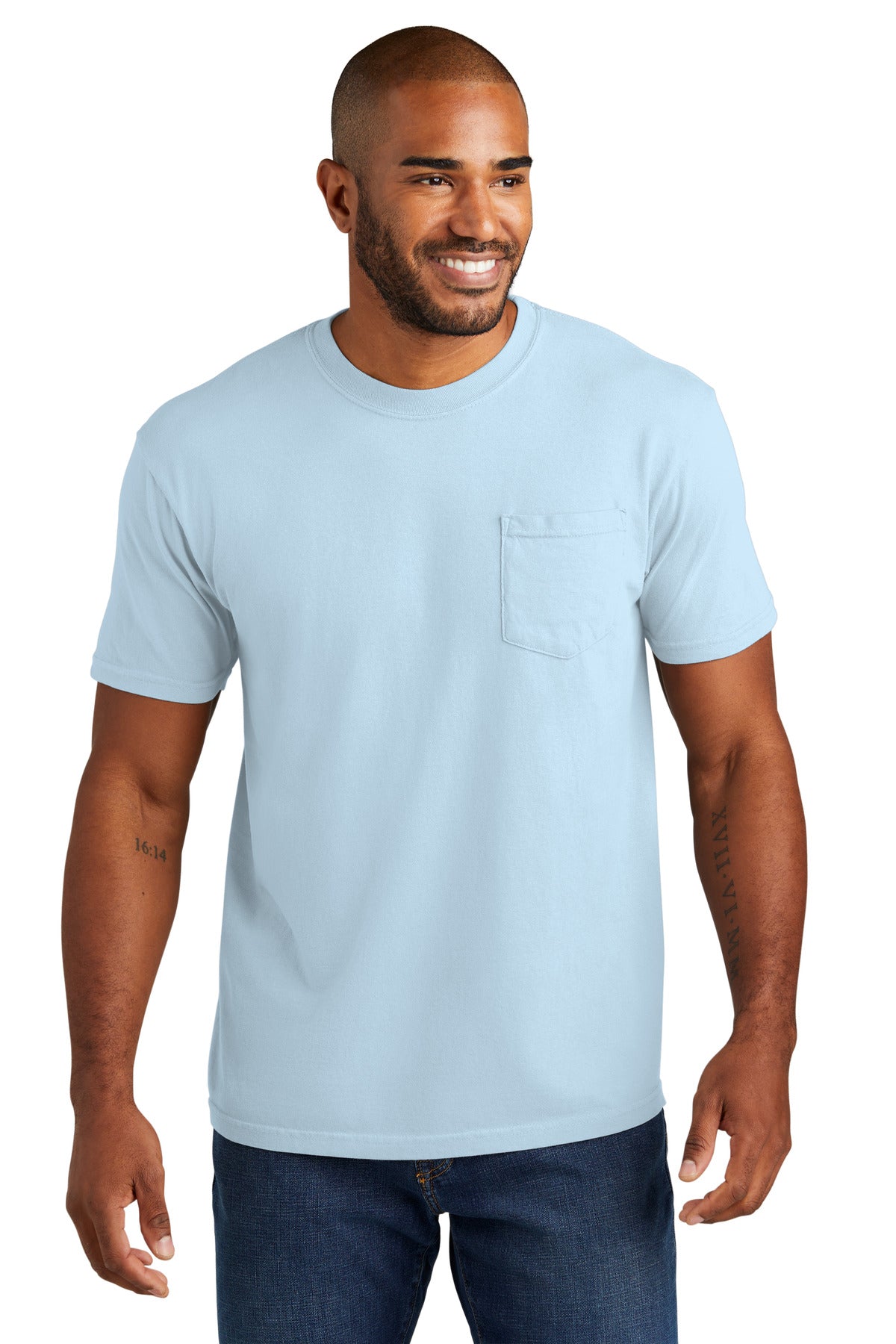 COMFORT COLORS ® Heavyweight Ring Spun Pocket Tee. 6030