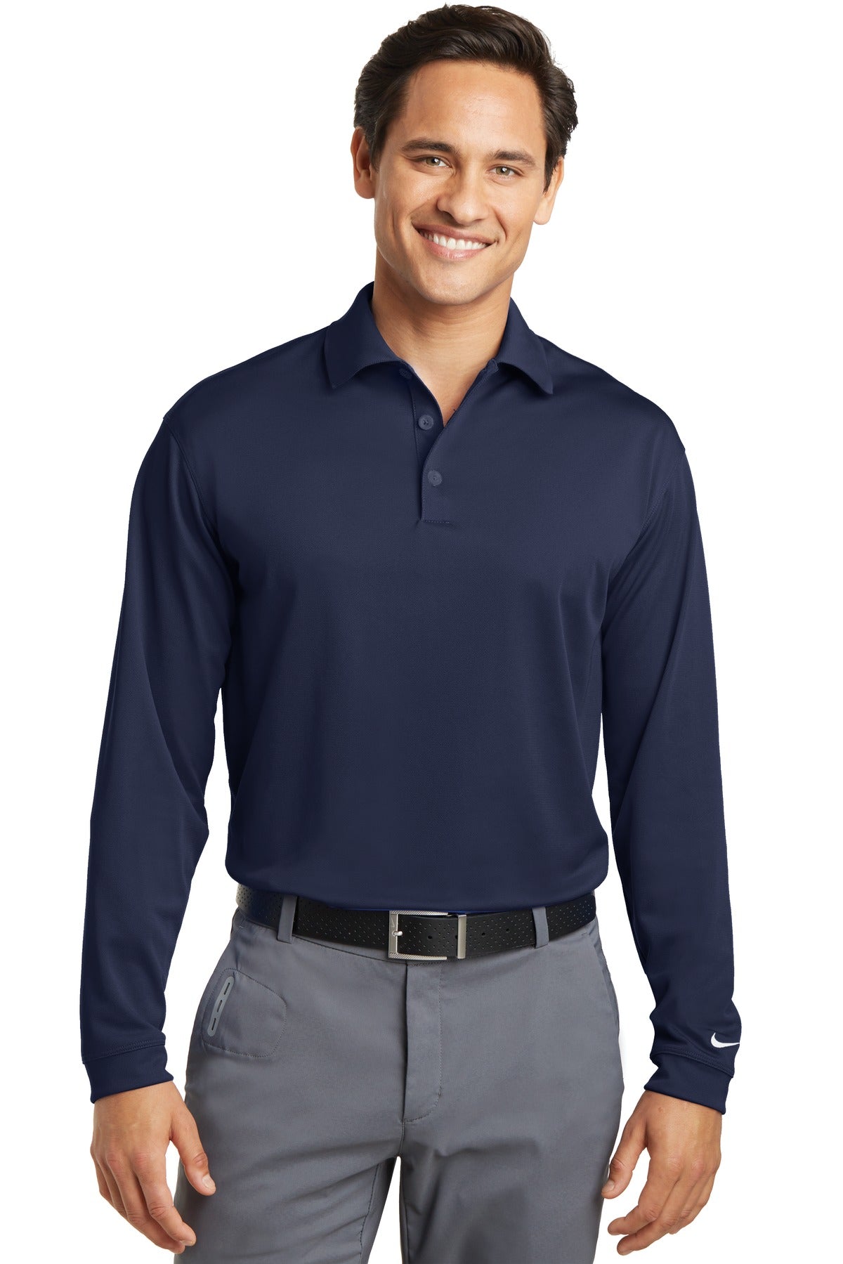 Nike Tall Long Sleeve Dri-FIT Stretch Tech Polo. 604940