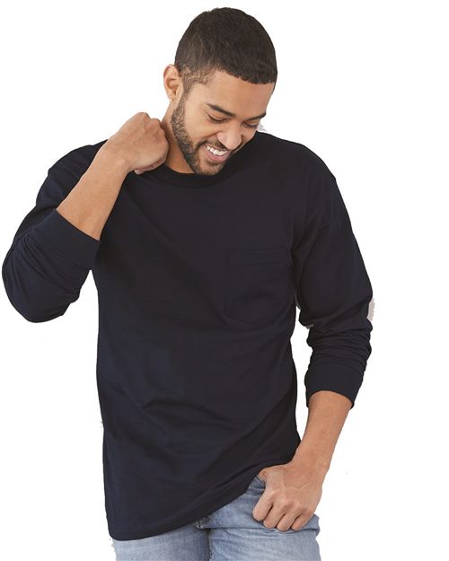 USA-Made Long Sleeve Pocket T-Shirt